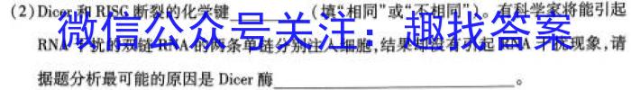 2024届分科综合检测卷(五)生物试卷答案