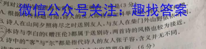 2024届高三年级8月名校联合考试语文