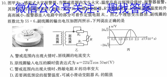 2024届名师原创分科模拟(五)ZS4物理`