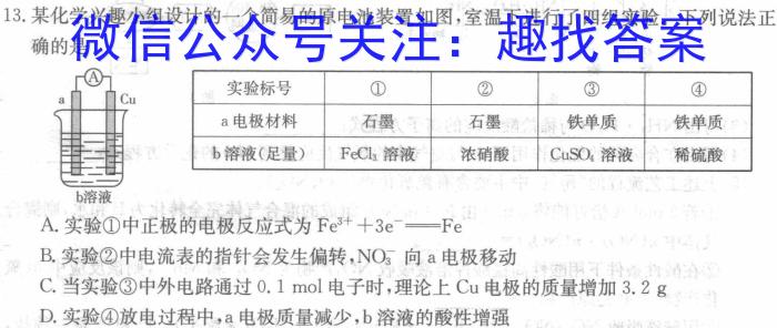 甘肃省定西市2022~2023学年度第二学期八年级期末监测卷(23-01-RCCZ13b)化学