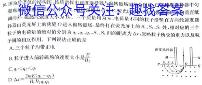 吉林省"BEST合作体"2022-2023学年度高一年级下学期期末z物理