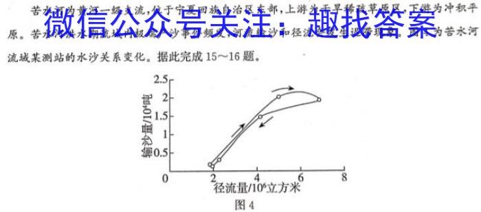 湛江第一中学2024届高三开学考试地理.