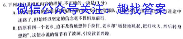 安徽省界首市2022-2023学年度七年级（下）期末学业结果诊断性评价语文