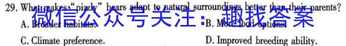 天一大联考·顶尖计划2024届高中毕业班第一次考试英语试题