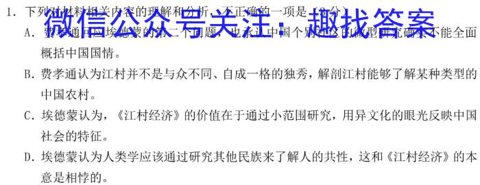 2024届炎德英才大联考湖南师大附中高三月考(一)语文
