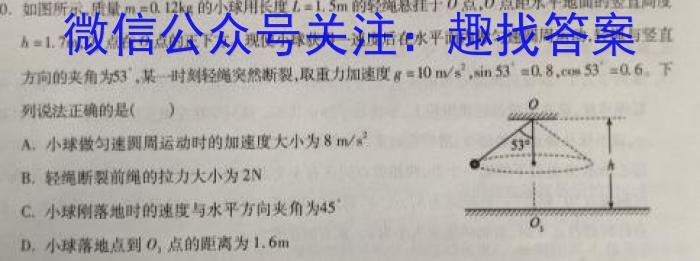 湖北省2024年秋季鄂东南省级示范高中教育教学改革联盟学校高二起点考试数学