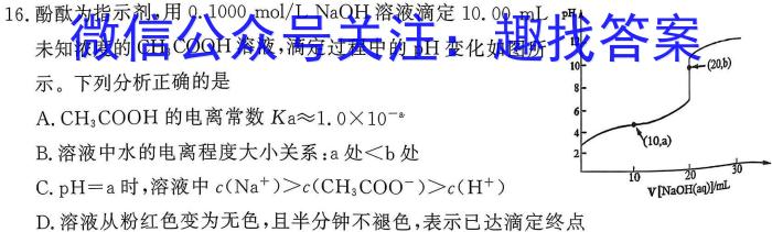 湖南省岳阳县第一中学2023-2024学年高三上学期入学考试化学