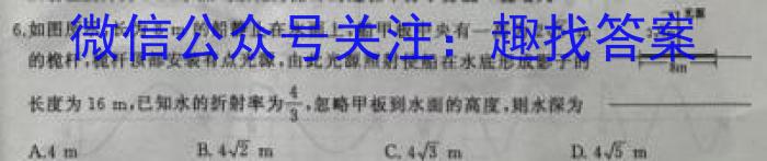 安徽省2023-2024学年高二年级上学期阶段检测联考文理