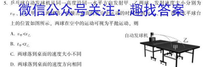 山西省2024~2025学年第一学期学业水平质量检测题（1）数学