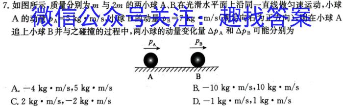 安徽省霍邱县正华外语学校2023~2024学年度高二年级期末考试数学