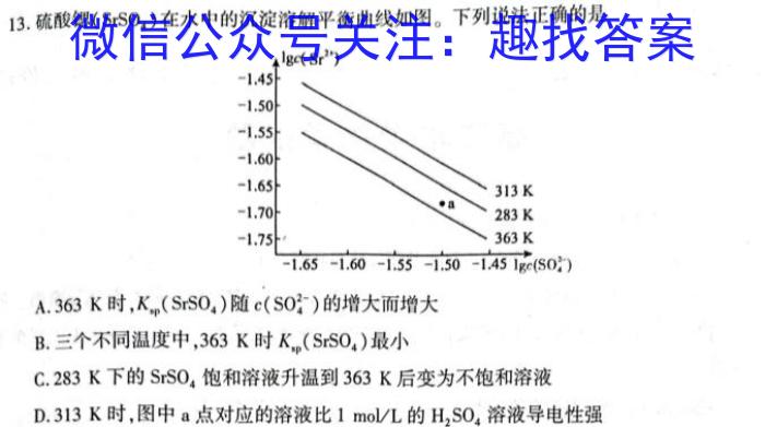 q炎德英才大联考 湖南师大附中2024届高三月考试卷(一)化学