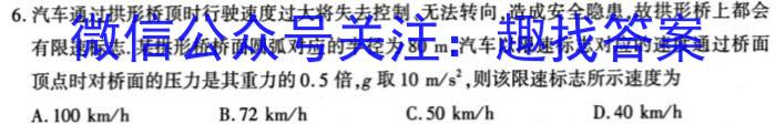 学林教育 2024年陕西省初中学业水平考试·全真模拟卷(六)6数学