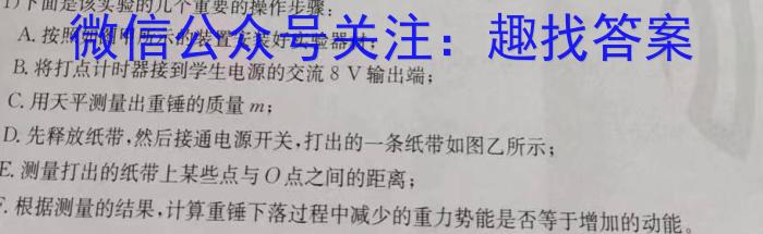 安溪一中、养正中学、惠安一中、泉州实验中学2024年高三年高考模拟训练数学