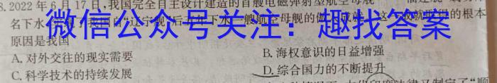 河南省漯河市高级中学2023-2024学年高三上学期开学摸底考试历史试卷