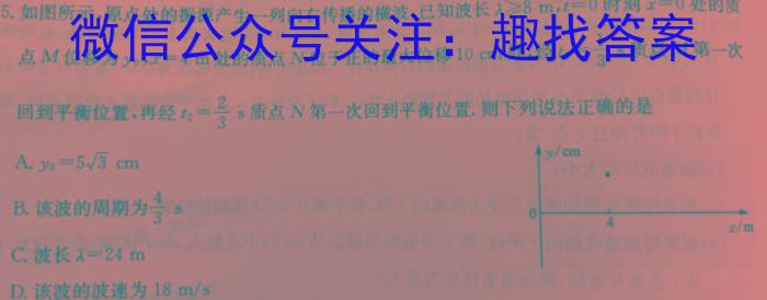 陕西省2023-2024学年度第二学期高一年级4月联考数学