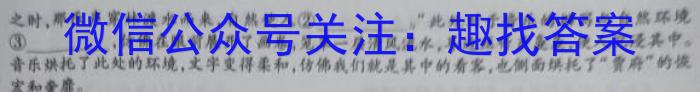 全国名校大联考·2023~2024学年高三第一次联考(XGK)语文