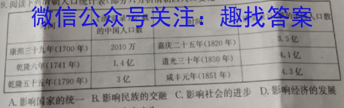 辽宁省铁岭市六校2024-2023学年下学期高二期末考试(24-05B)&政治