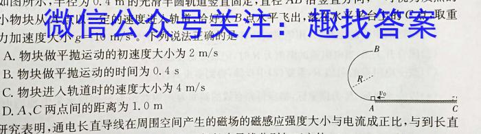 2024普通高等学校招生全国统一考试·模拟信息卷(一)1数学