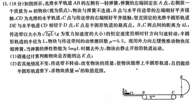 ［八校联考］安徽省合肥市巢湖市2024届九年级期末考试数学.考卷答案