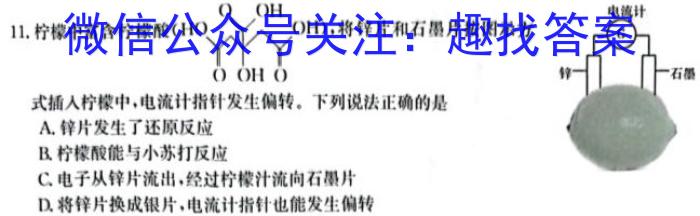山西省孝义市2022-2023学年第二学期七年级期末质量监测试（卷）化学