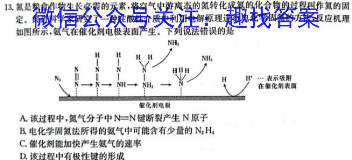 安徽省合肥市肥东县2022-2023学年第二学期七年级阶段性学情调研化学