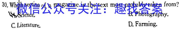 全国大联考 2024届高三第二次联考 2LK-Y英语