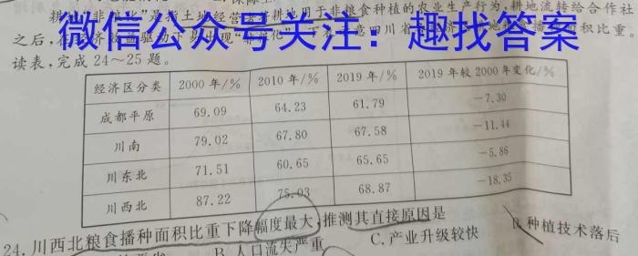 ［衡水大联考］2024届广东省新高三年级8月开学大联考物理试卷及答案地.理