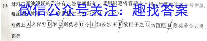 广东省2023-2024学年高三质量检测(一)语文