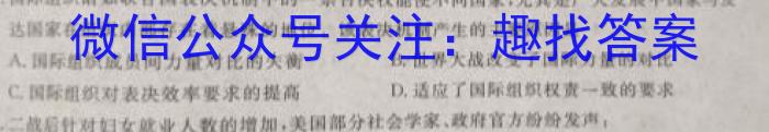 河南2024届高三年级8月入学联考（23-10C）物理试卷及参考答案历史