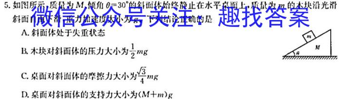 山东省潍坊市三县联考2023-2024学年高三上学期期中联考数学