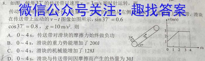 合肥名卷·2024届九年级S10联盟学科素养联考二数学