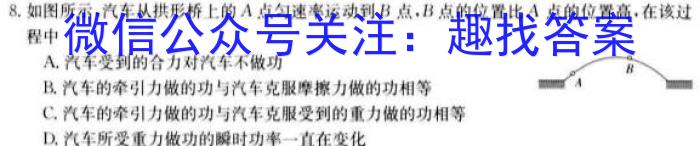 河北省沧衡八校联盟高三年级2023-2024学年上学期期中考试数学