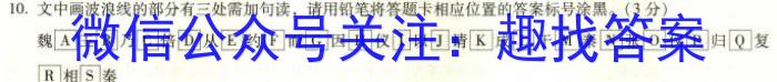 江淮十校2024届高三第一次联考（8月）地理试卷及参考答案语文