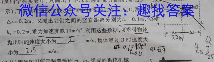 东北师附中2022-2023学年高一年级下学期期末考试物理`