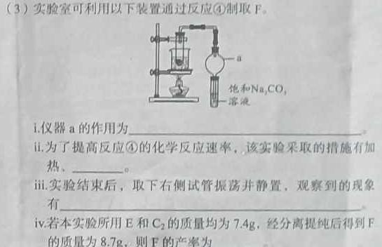 河南2024届高三年级8月入学联考（23-10C）语文试卷及参考答案化学