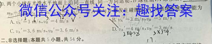 河南省2023-2024学年度八年级综合素养评估（七）【PGZX C HEN】数学