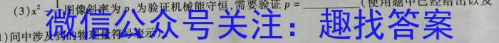 2024届全国高考分科调研模拟测试卷 老高考(二)物理`