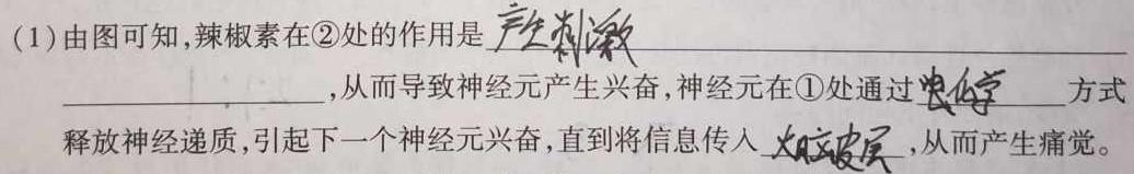 辽宁省JPSY2022-2023学年度下学期高一期末考试试卷(231815D)生物