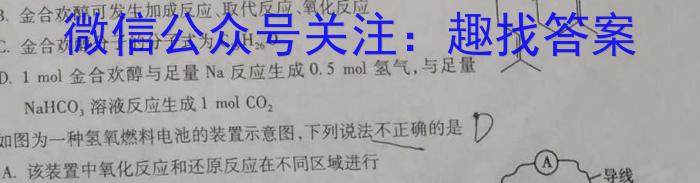 吉林省"BEST合作体"2022-2023学年度高一年级下学期期末化学