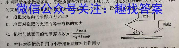 2024年河北省初中毕业生升学文化课考试模拟(十)10数学