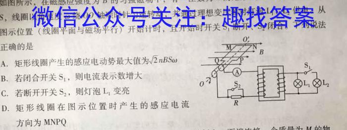 2024届云南3+3+3高考备考诊断性联考（一）数学