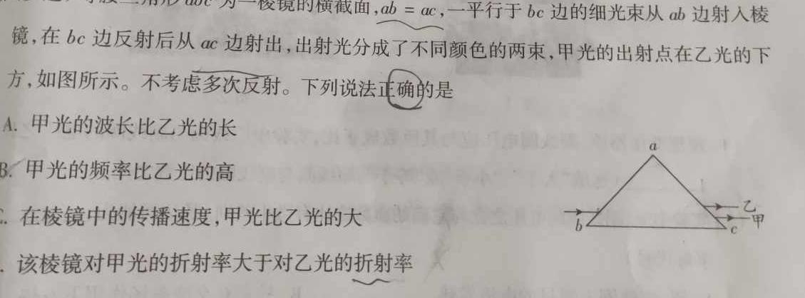 安徽省宿州市萧县某中学2023-2024学年八年级下学期6月纠错练习数学.考卷答案