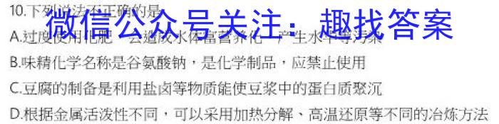 1湖北省2024届高三年级8月联考（24-03C）化学