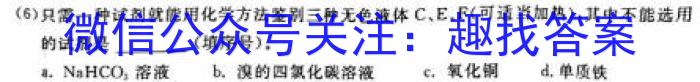 ［衡水大联考］2024届广东省高三年级8月大联考化学