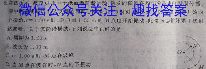 安徽省2024年九年级教学质量检测(24-CZ147c)英语