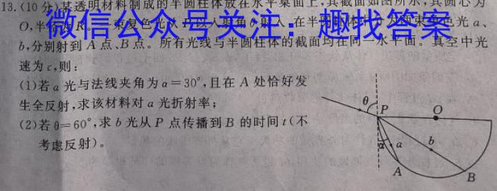 河北省2024届高三年级下学期3月联考数学