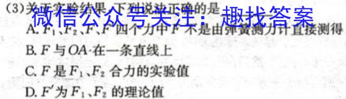 贵州省贵阳市(六盘水市、铜仁市适用)2024年高三适应性考试(二)2(2024年5月)数学