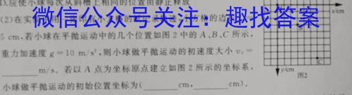 2024届广西名校高考模拟试卷信息卷(2月)数学