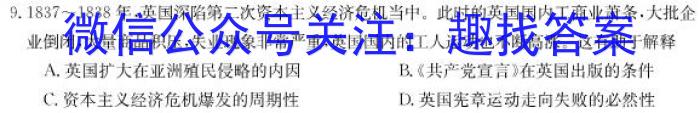 山西省临汾市襄汾县2022-2023学年度第二学期素养形成期末调研测试（D套）政治试卷d答案