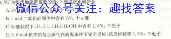 2024届贵州省高三年级入学考试（24-11C）化学